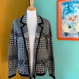 Houndstooth jacket, Coldwater Creek 1X